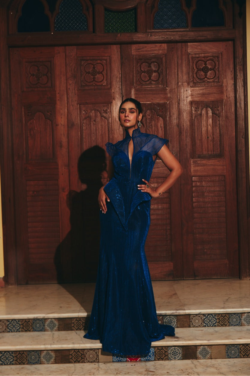Midnight Glaze Gown