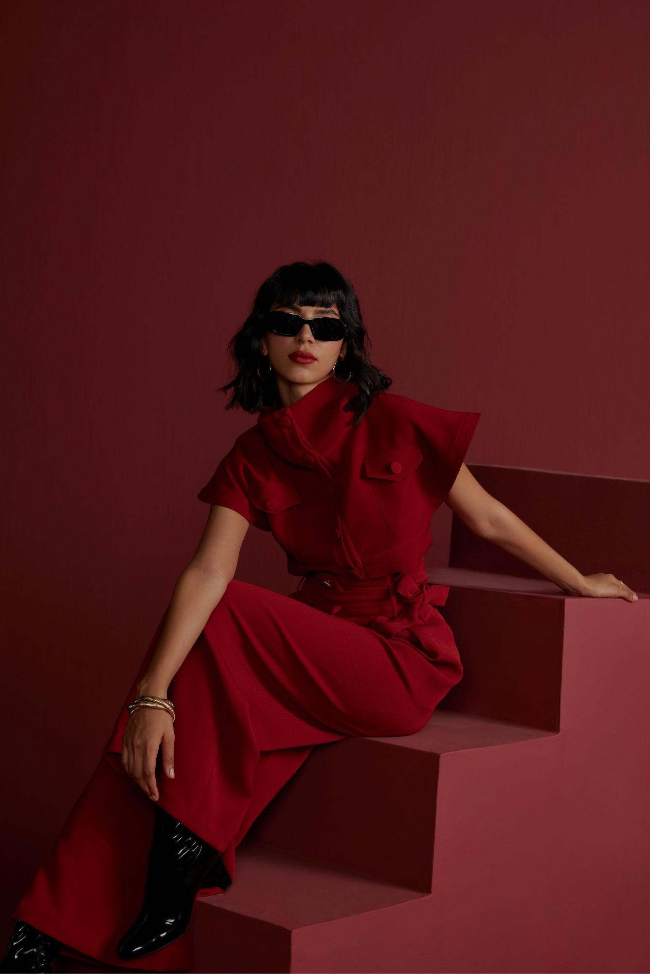 Crimson Chic Co-ord Set