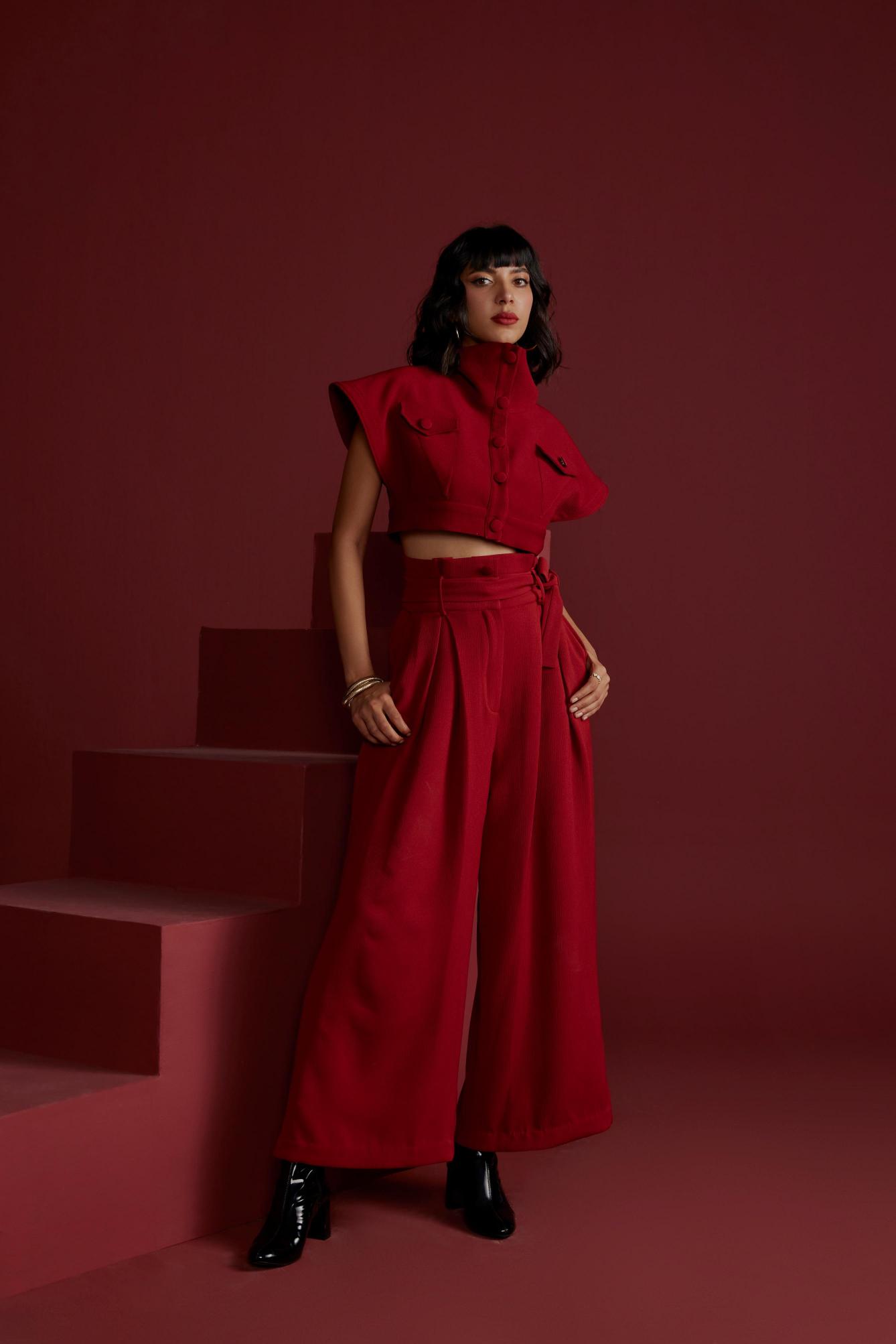 Crimson Chic Co-ord Set
