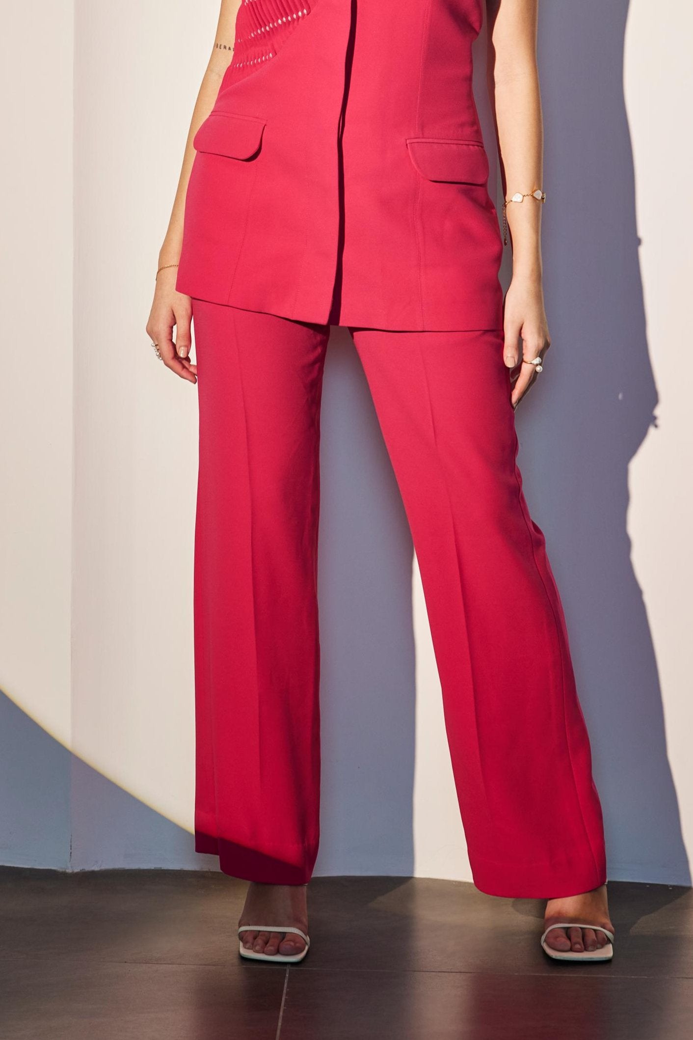 Fuschia Pink  Formal Pant