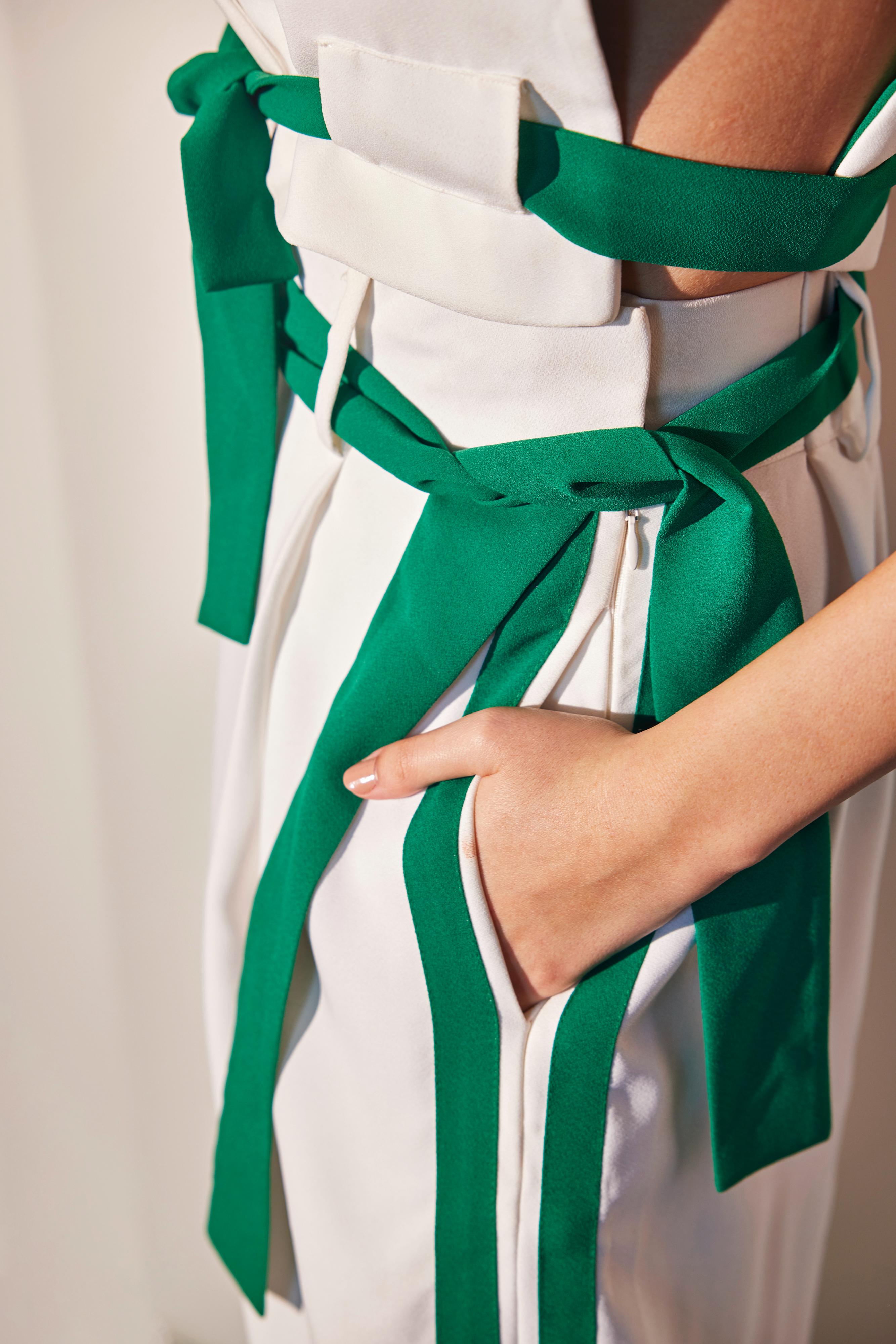 Ivory Belted Co-Ord Set