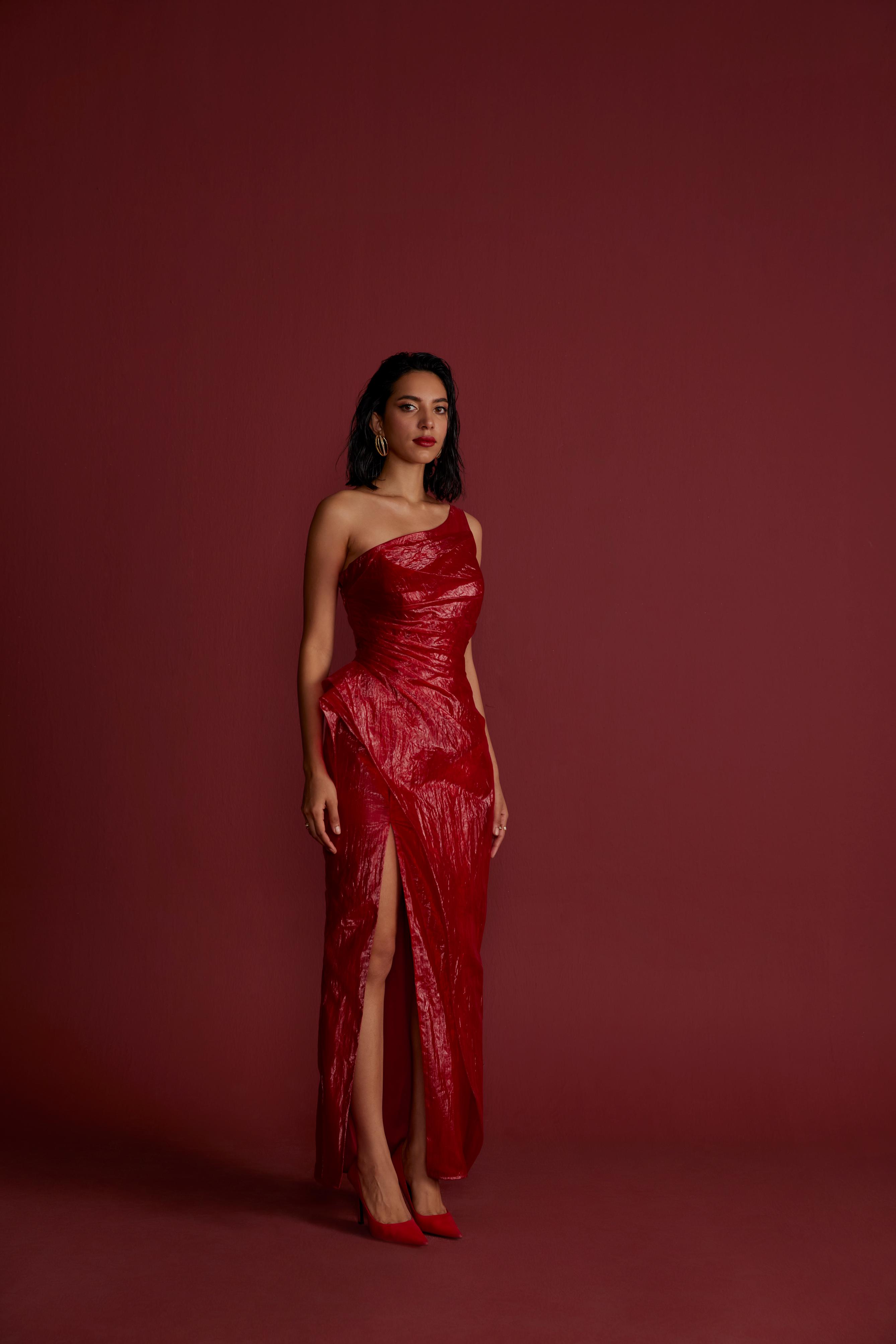 Mystique One Shoulder Gown