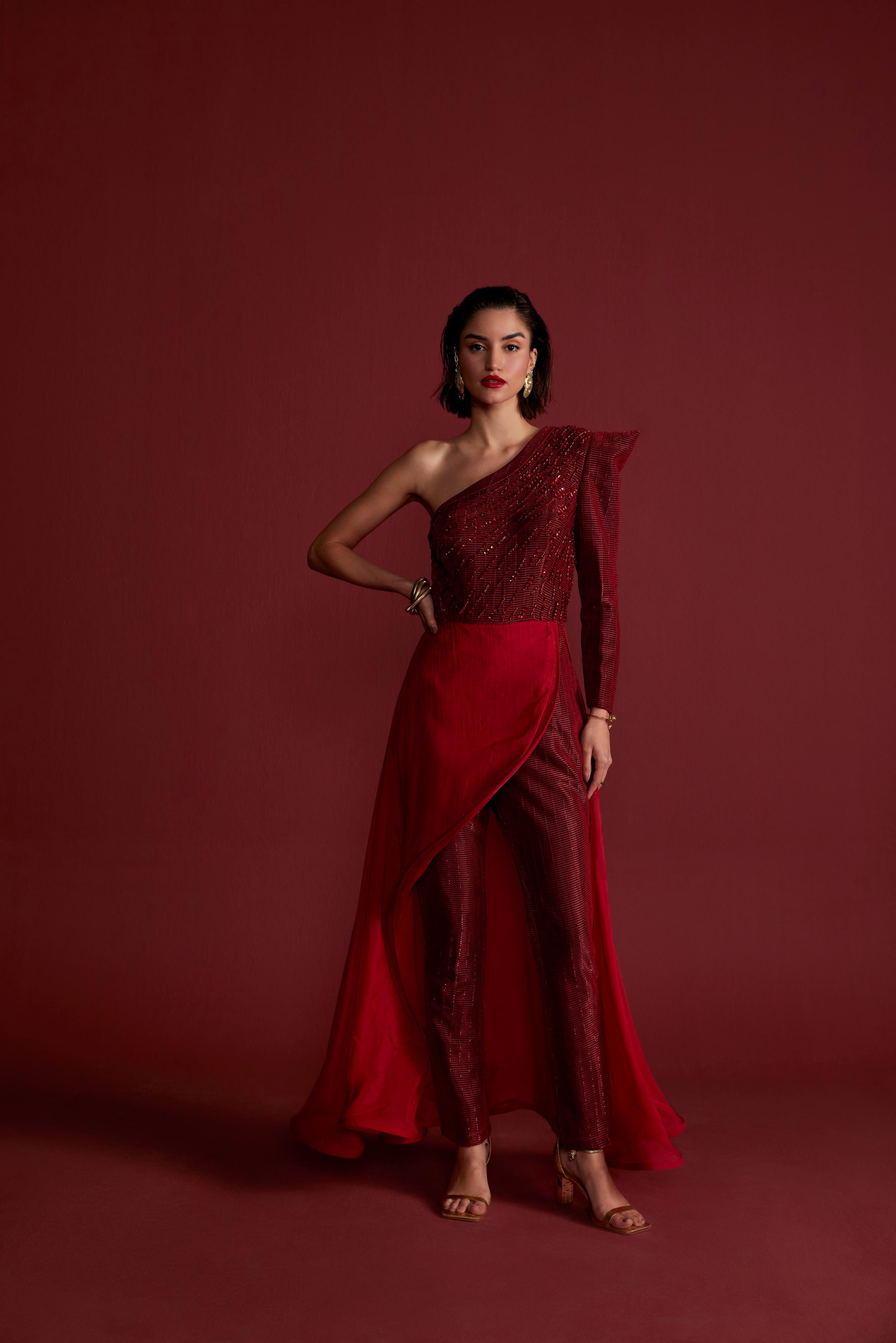 Mystique Red Jumpsuit
