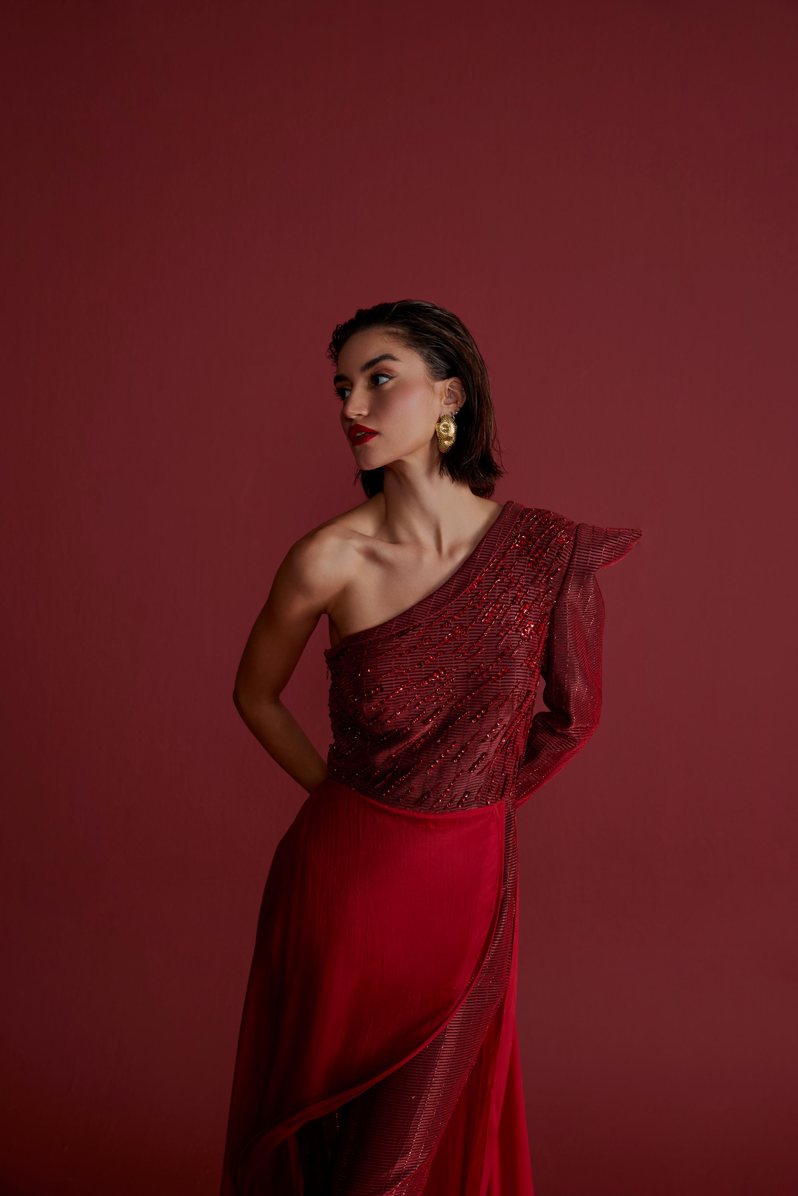 Mystique Red Jumpsuit