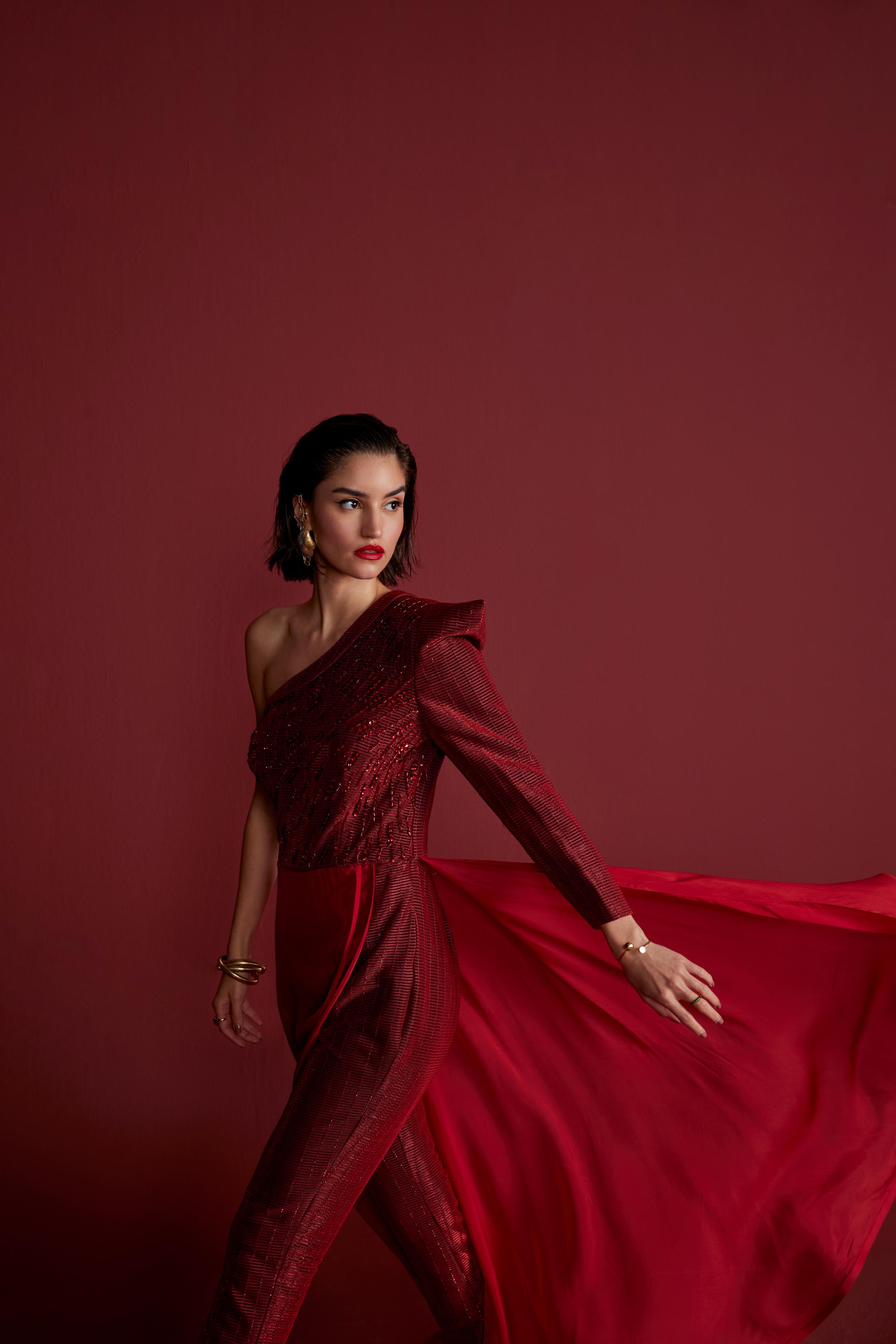 Mystique Red Jumpsuit