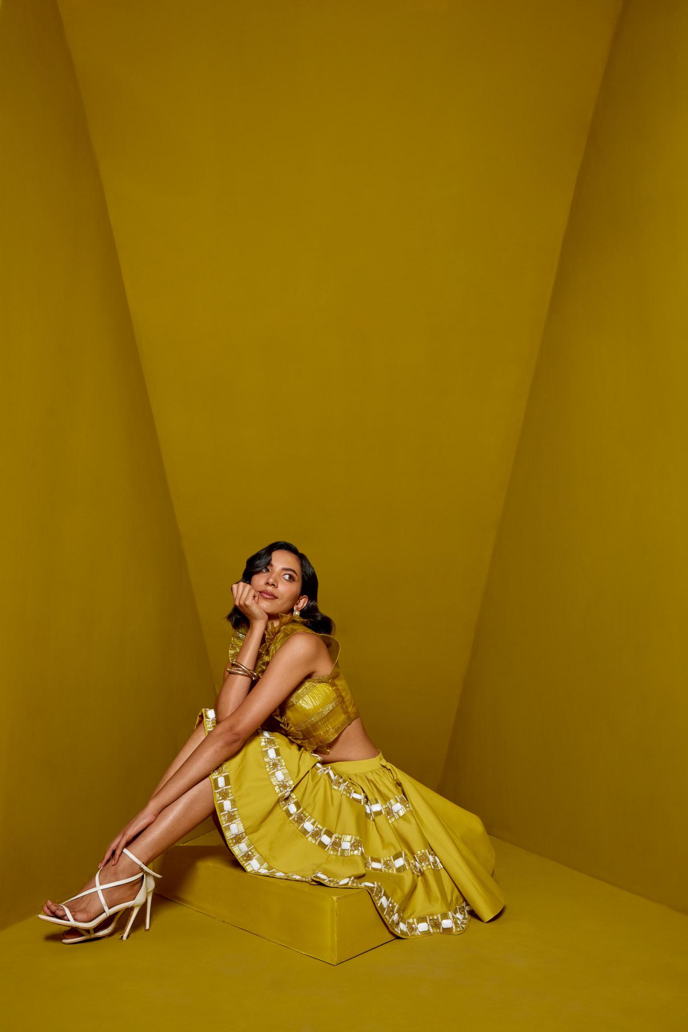 Organza Ruffle Co-ord Set