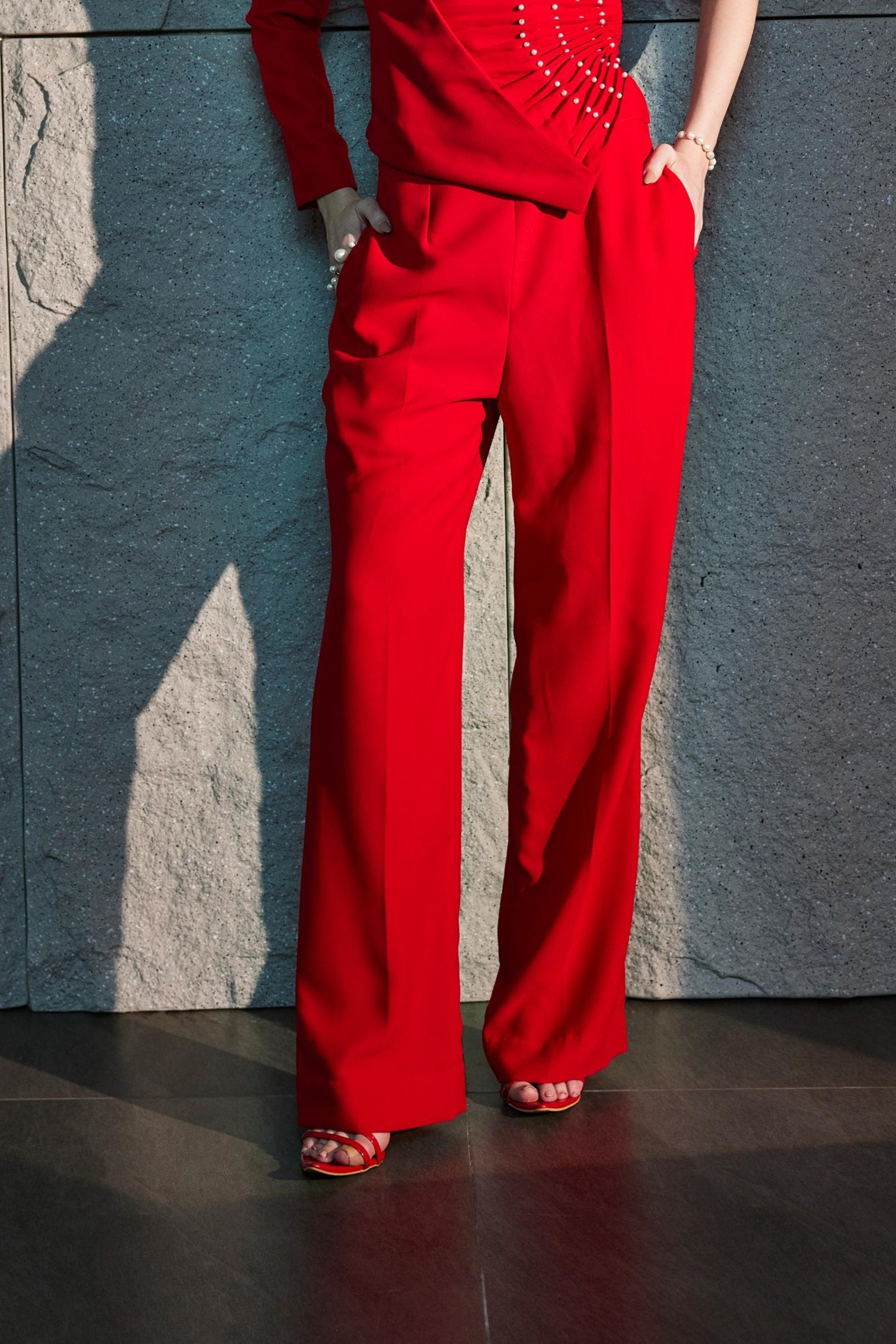 Scarlet Red Formal Pant