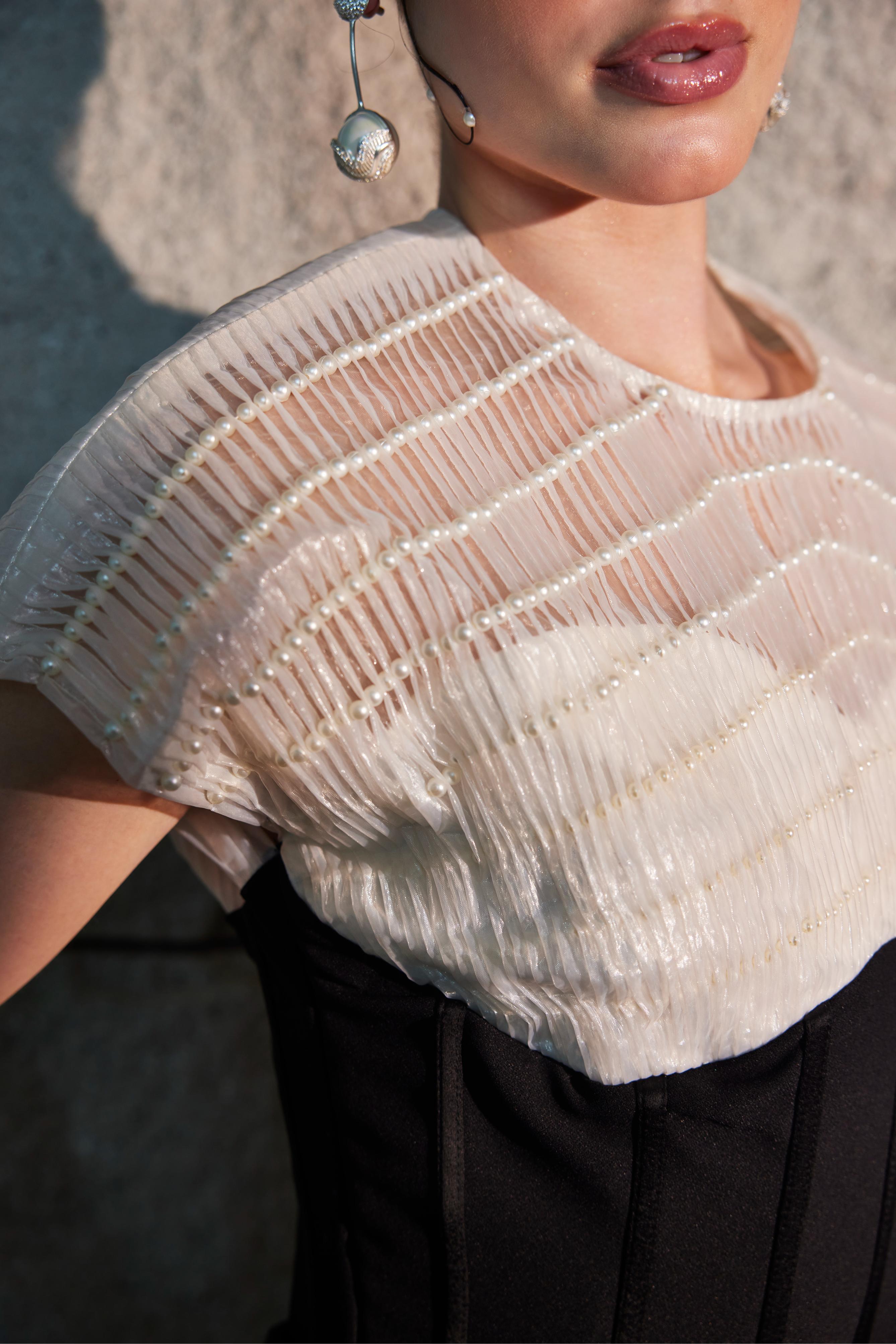 Dual Color Corseted Top & Pant Set